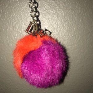 Diane Von Furstenberg Real Rabbit Fur Bag Charm